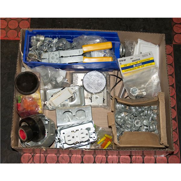 FLAT OF ELECTRICAL SUPPLIES