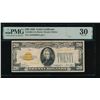 Image 1 : 1928 $20 Gold Certificate PCGS 30