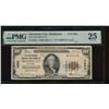 1929 $100 Oklahoma City OK National PMG 25