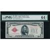 Image 1 : 1928 $5 Legal Tender Note PMG 64EPQ