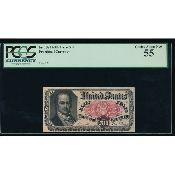 50 Cent Fifth Issue Fractional PCGS 35