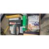 Image 15 : LARGE LOT OF CASSETTE TAPES, POLAROID SPECTRA SYSTEM CAMERA, VHS, AND LAS VEGAS HOTEL MATCHES
