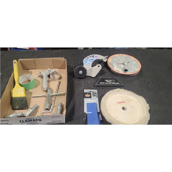 FULL 360 SANDING PAD, MAKITA BUFFERING PAD, HAND MASKER
