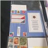 Image 3 : 6 PENNIES WITH ASSORTED STAMPS SET UP AS POST CARDS INCL ENVELOPE