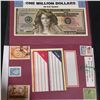 Image 4 : 4 NOVELTY BILLS AND ASSORTED STAMPS
