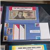 Image 3 : 4 NOVELTY BILLS AND ASSORTED STAMPS