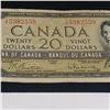 Image 3 : 1954 CANADIAN $20 BILL