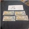 Image 1 : FOUR 1973  CANADIAN $1 BILLS