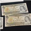 Image 3 : FOUR 1973  CANADIAN $1 BILLS
