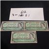 Image 1 : THREE 1967 $1 BILLS
