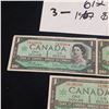 Image 3 : THREE 1967 $1 BILLS