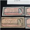 Image 2 : FOUR 1954 $2 BILLS