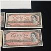 Image 3 : FOUR 1954 $2 BILLS