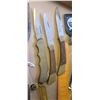 Image 3 : BOX OF ASSORTED TOOLS, POCKET KNIVES, AND MISC