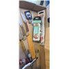 Image 6 : BOX OF ASSORTED TOOLS, POCKET KNIVES, AND MISC