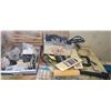 Image 1 : MISC PILE INCLUDING 4" C-CLAMP, CAULKING GUN AND OTHER