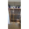 Image 12 : WINE CELLAR RACK ( NO BOTTLES- RACK ONLY)- HOLDS UP TO 259 BOTTLES IN THREE SECTIONS