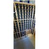 Image 15 : WINE CELLAR RACK ( NO BOTTLES- RACK ONLY)- HOLDS UP TO 259 BOTTLES IN THREE SECTIONS