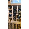 Image 18 : WINE CELLAR RACK ( NO BOTTLES- RACK ONLY)- HOLDS UP TO 259 BOTTLES IN THREE SECTIONS