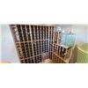 Image 1 : WINE CELLAR RACK ( NO BOTTLES- RACK ONLY)- HOLDS UP TO 259 BOTTLES IN THREE SECTIONS