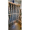 Image 21 : WINE CELLAR RACK ( NO BOTTLES- RACK ONLY)- HOLDS UP TO 259 BOTTLES IN THREE SECTIONS