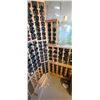Image 6 : WINE CELLAR RACK ( NO BOTTLES- RACK ONLY)- HOLDS UP TO 259 BOTTLES IN THREE SECTIONS