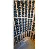 Image 9 : WINE CELLAR RACK ( NO BOTTLES- RACK ONLY)- HOLDS UP TO 259 BOTTLES IN THREE SECTIONS