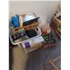 Image 1 : QTY OF MISC ITEMS LAUNDRY BASKET