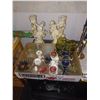 Image 1 : LARGE AMOUNT OF CANDLE HOLDER INCL 2 LARGE FIGURINE