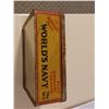 Image 2 : VINTAGE WORLDS NAVY TABACO TIN 7"X6.6"X 2.5"