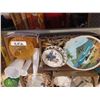 Image 1 : 2 BOXES OF VINTAGE GLASSWARE AND PLATES