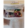 Image 3 : 6 DRAWER PLASTIC CONTAINER WITH CRAFTS CONTENTS AND ON TOP