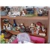 Image 1 : ALL ITEMS AND FIGURINES ON BOTTOM SHELF