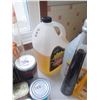 Image 5 : ASSORTED CAN GOODS, OILS, OJ, VINEGAR AND GRADER USE AT BUYERS OWN RISK