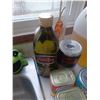 Image 6 : ASSORTED CAN GOODS, OILS, OJ, VINEGAR AND GRADER USE AT BUYERS OWN RISK