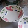 Image 3 : 2 PIECE FLOWERED BOWL SET