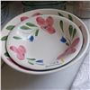 Image 5 : 2 PIECE FLOWERED BOWL SET