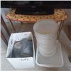 Image 2 : QTY OF 1 GAL PAILS, LIDS AND DISH BASIN