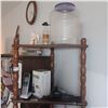 Image 2 : CORNER STAND WITH 5 SHELVES AND CONTENTS