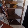 Image 4 : CORNER STAND WITH 5 SHELVES AND CONTENTS