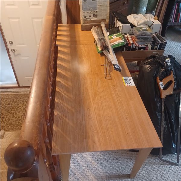 MAPLE COFFEE TABLE AND SIDE TABLE