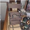 Image 1 : SMALL FOLDING CAMPING CHAIR C/W INSULATED BAG