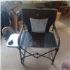 Image 1 : 2 HD FOLDING CAMPING CHAIR WITH SIDE TABLES
