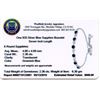 Image 4 : 2.36 ctw  Blue Sapphire Bracelet