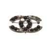 Image 1 : Chanel Black CC Rhinestone Clip