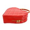 Image 4 : Chanel Red Patent Leather Heart Bag