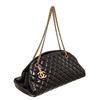 Image 2 : Chanel Black Leather Small Just Mademoiselle Bowling Bag