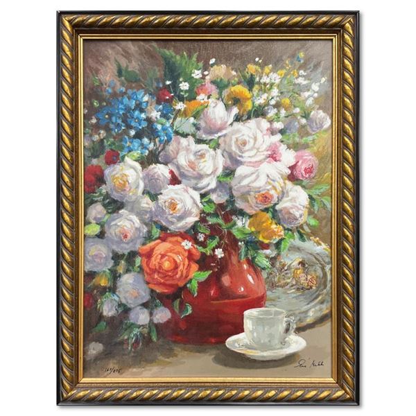 Flowers and Teacup by Makk, Eva