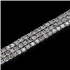 Image 2 : 6.04 ctw Diamond 18K White Gold Tennis Bracelet