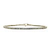 Image 1 : 3.36 ctw Diamond Tennis Bracelet - 14KT White Gold